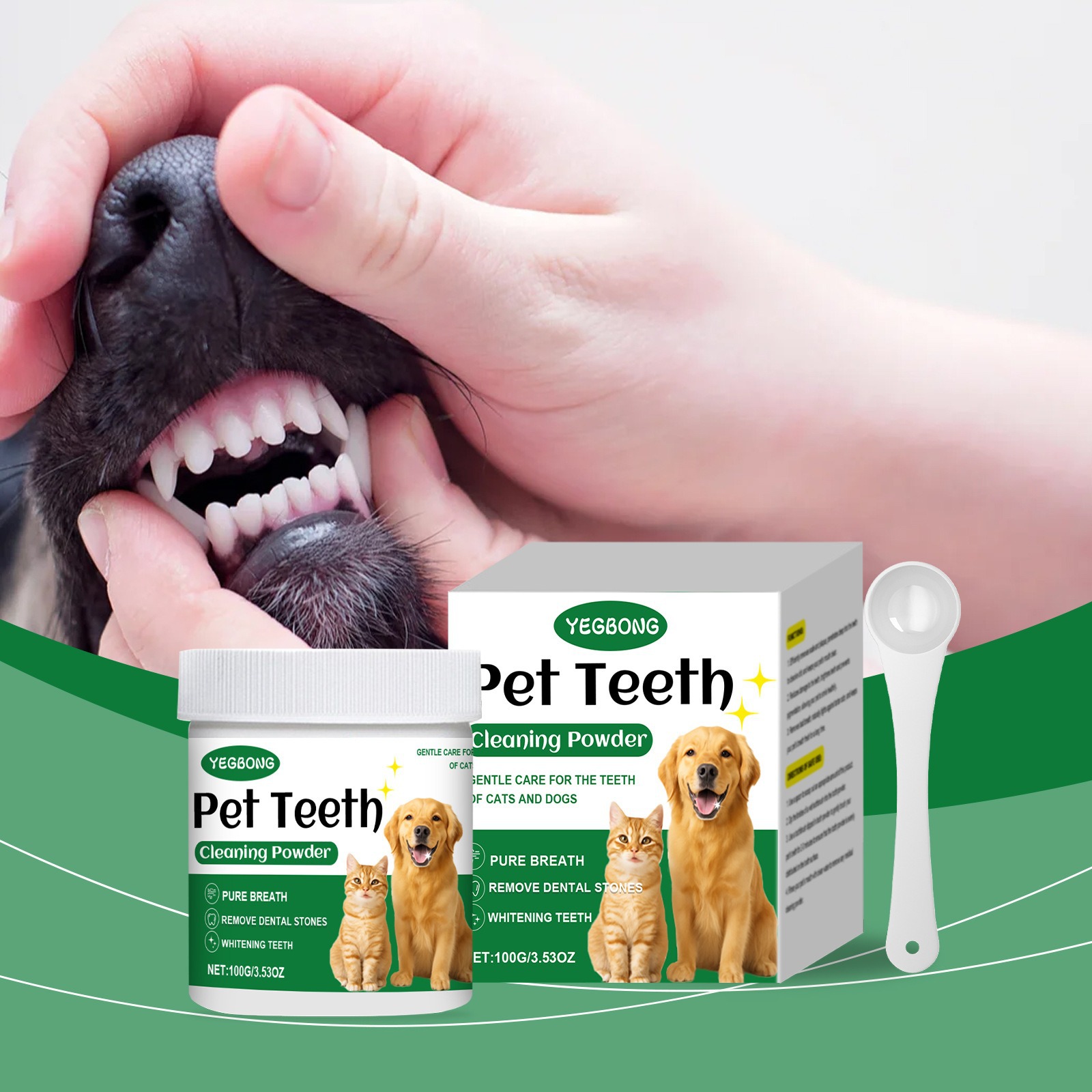 Teeth Whitening Street - Pet Teeth Cleaning Powder Reduce Dental