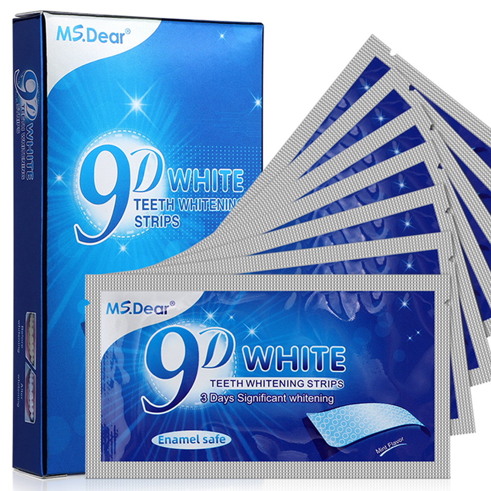 Teeth Whitening/Bleaching - Teeth Whitening Strips Cleansing Oral Hygiene