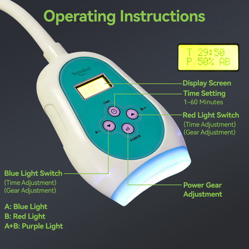 50W Dental Touch Screen 3 Colo - Teeth Whitening Dental incelemesi ve fiyatı