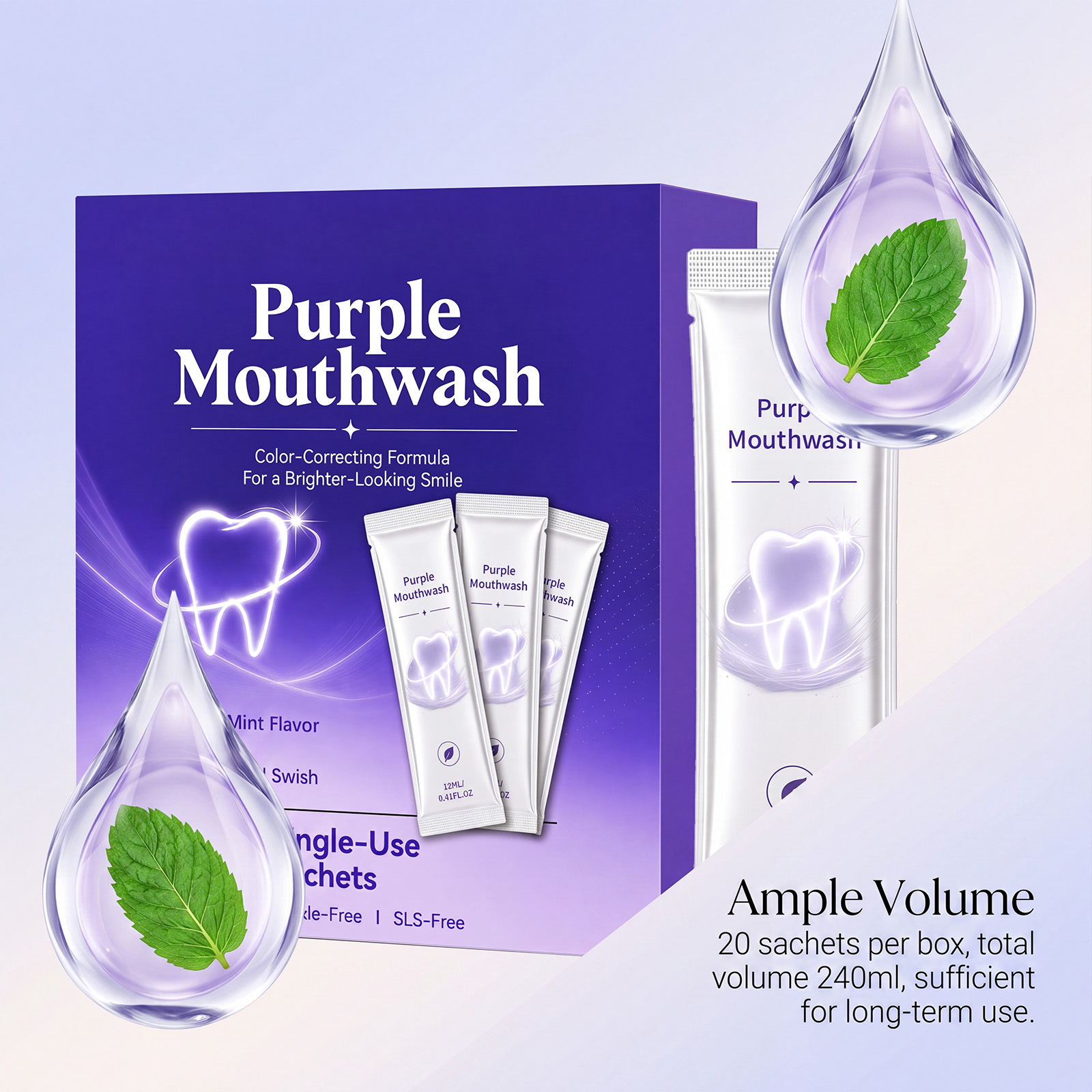20pcs Instant Whitening Mouthw - Whitening Mouthwash incelemesi ve fiyatı