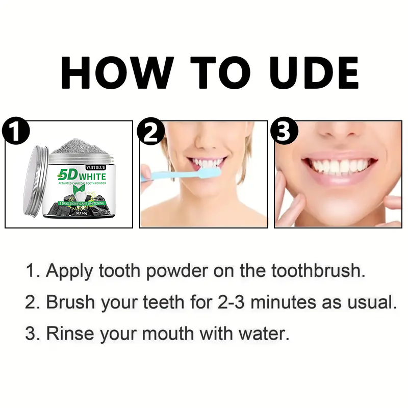 YUlTlKUE 5D White Activated ch - Teeth Whitening Street incelemesi ve fiyatı