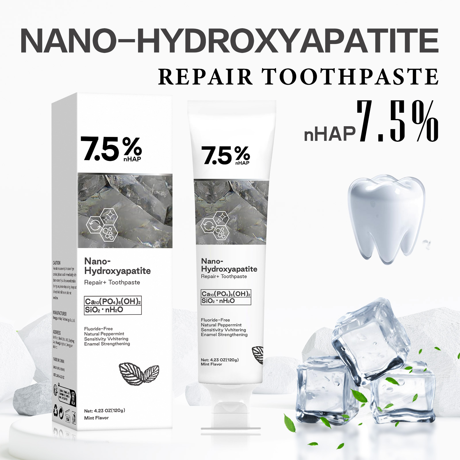 Nano Hydroxyapatite Toothpaste - Teeth Whitening Cream incelemesi ve fiyatı