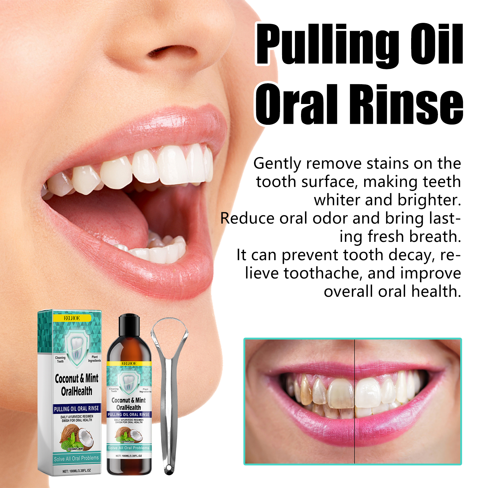 Gingival Repair Drops Coconut  - Whitening Mouthwash incelemesi ve fiyatı
