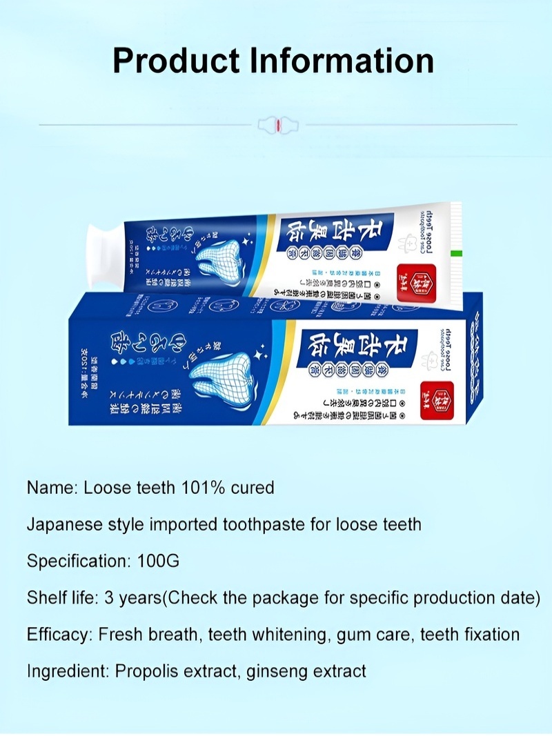 Fix Loose Teeth Japanese Impor - Teeth Whitening Cream incelemesi ve fiyatı
