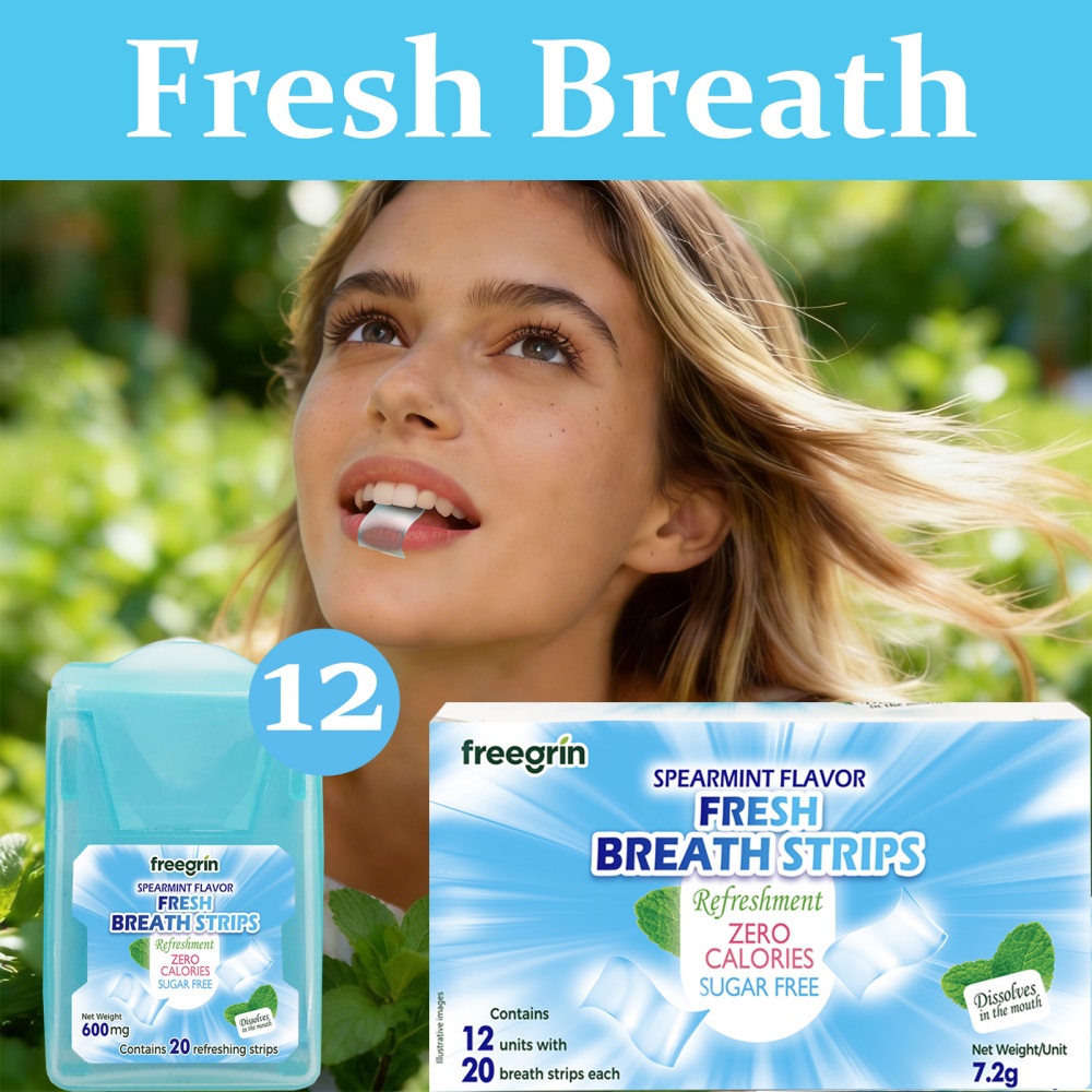 FREEGRIN Spearmint Flavored Fr - Teeth Whitening Street incelemesi ve fiyatı