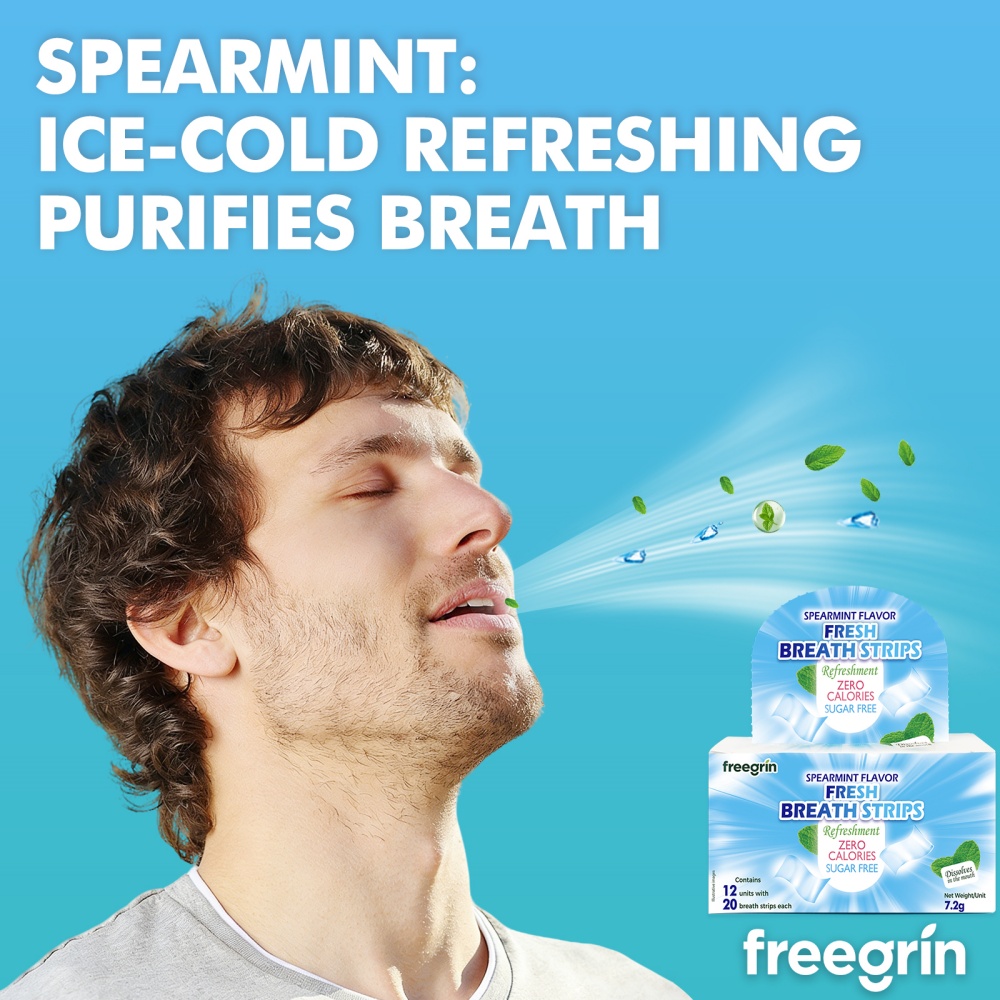 FREEGRIN Spearmint Flavored Fr - Teeth Whitening Street incelemesi ve fiyatı