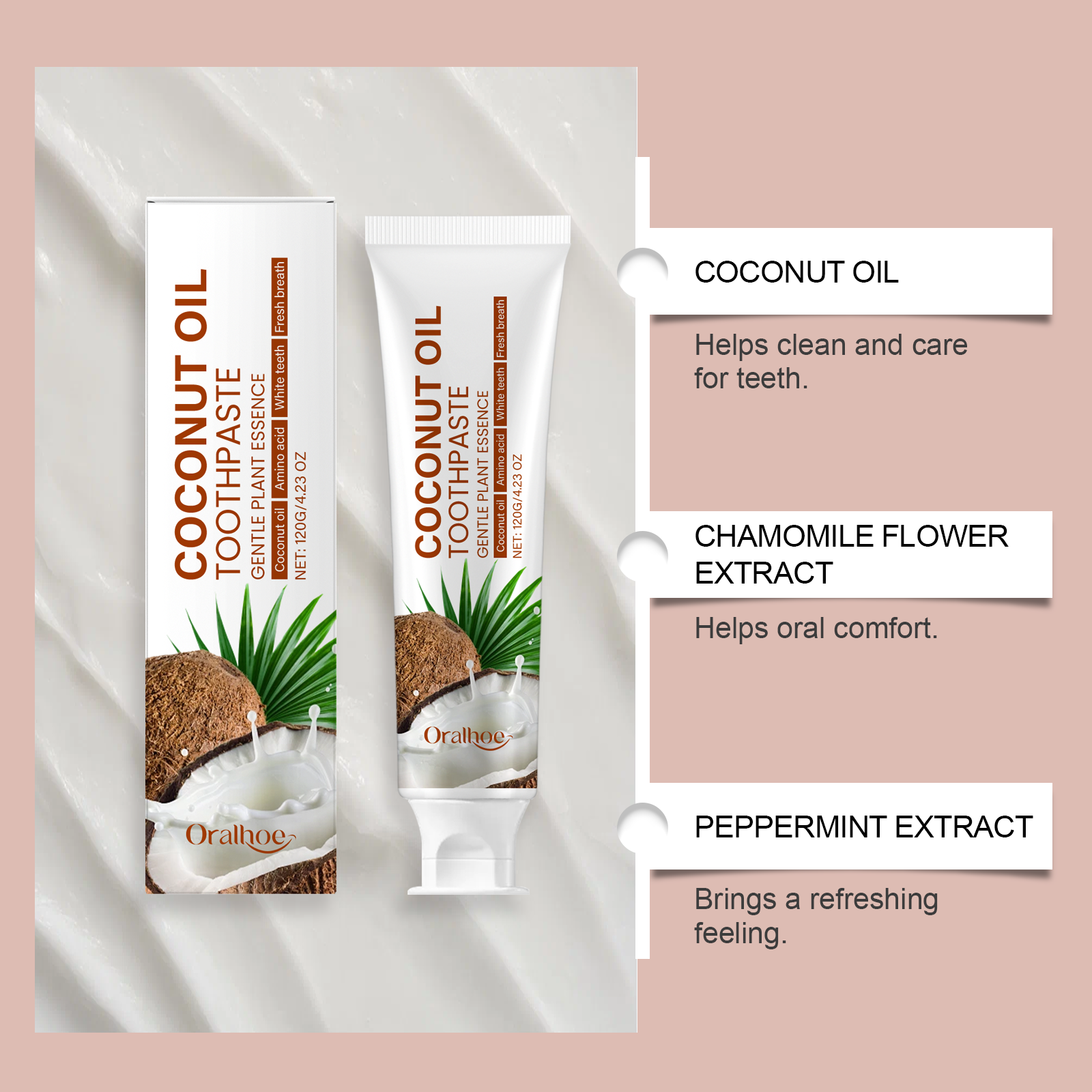Coconut Oil Toothpaste Teeth W - Teeth Whitening Cream incelemesi ve fiyatı