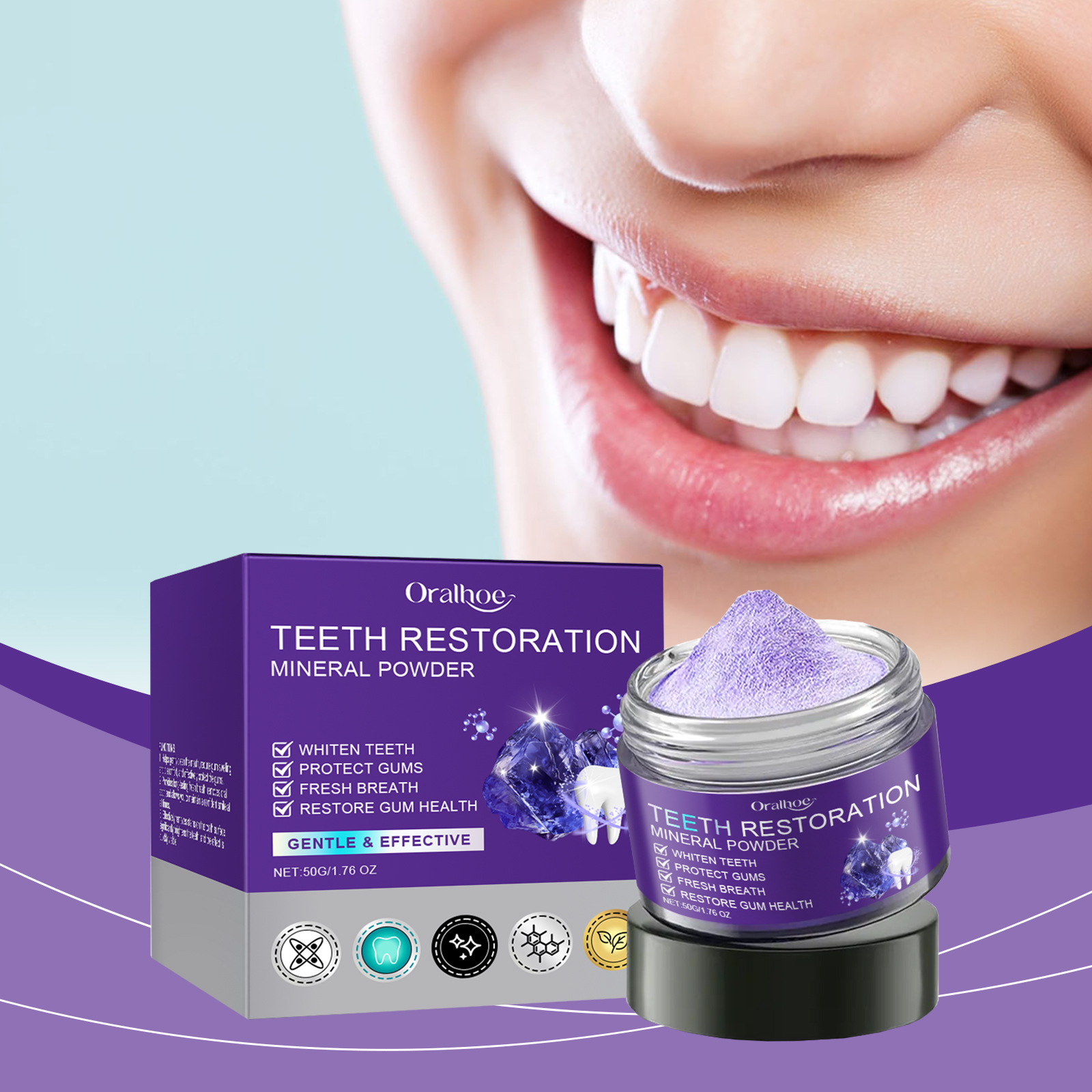 Teeth Restoration Mineral Powd - Teeth Whitening/Bleaching incelemesi ve fiyatı