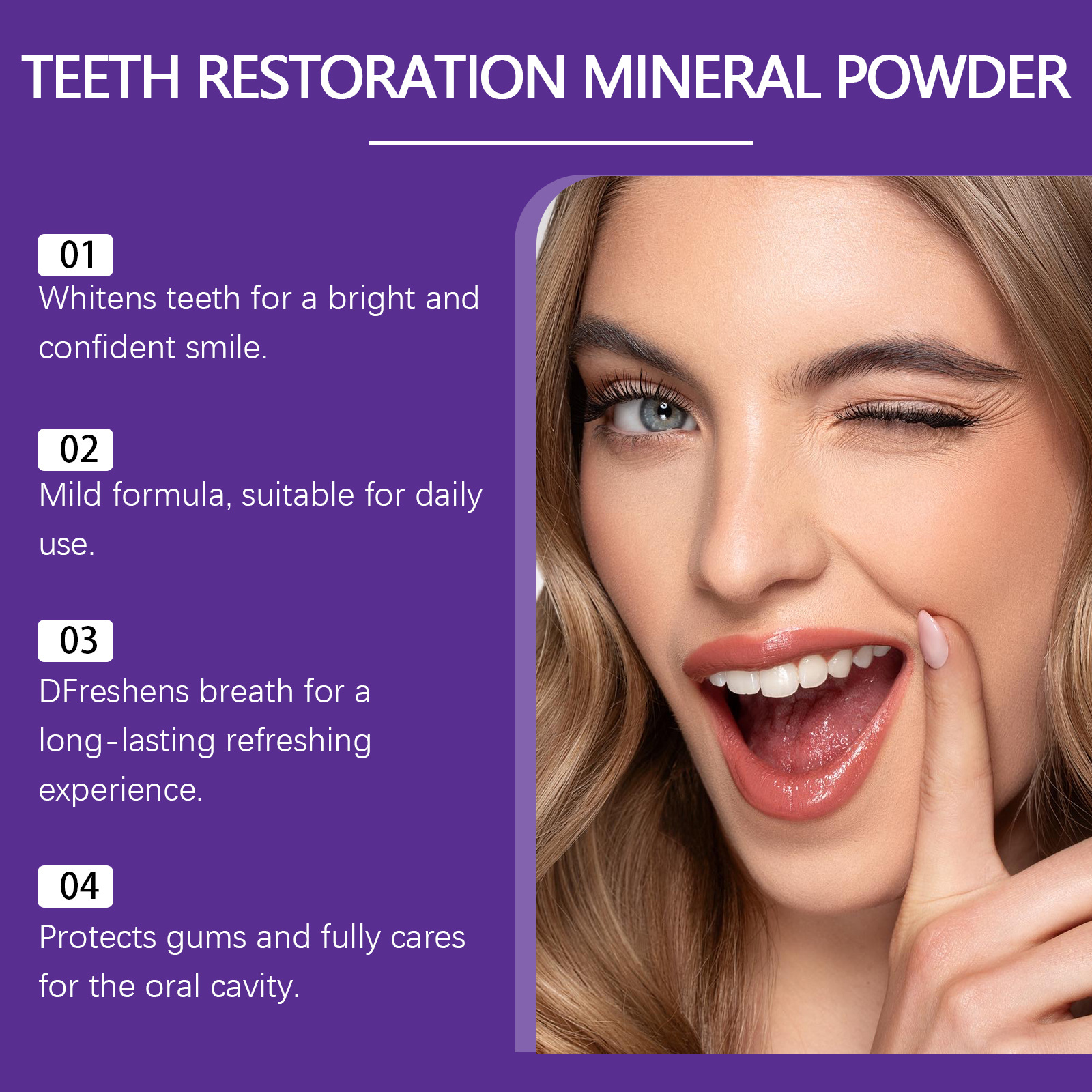 Teeth Restoration Mineral Powd - Teeth Whitening/Bleaching incelemesi ve fiyatı