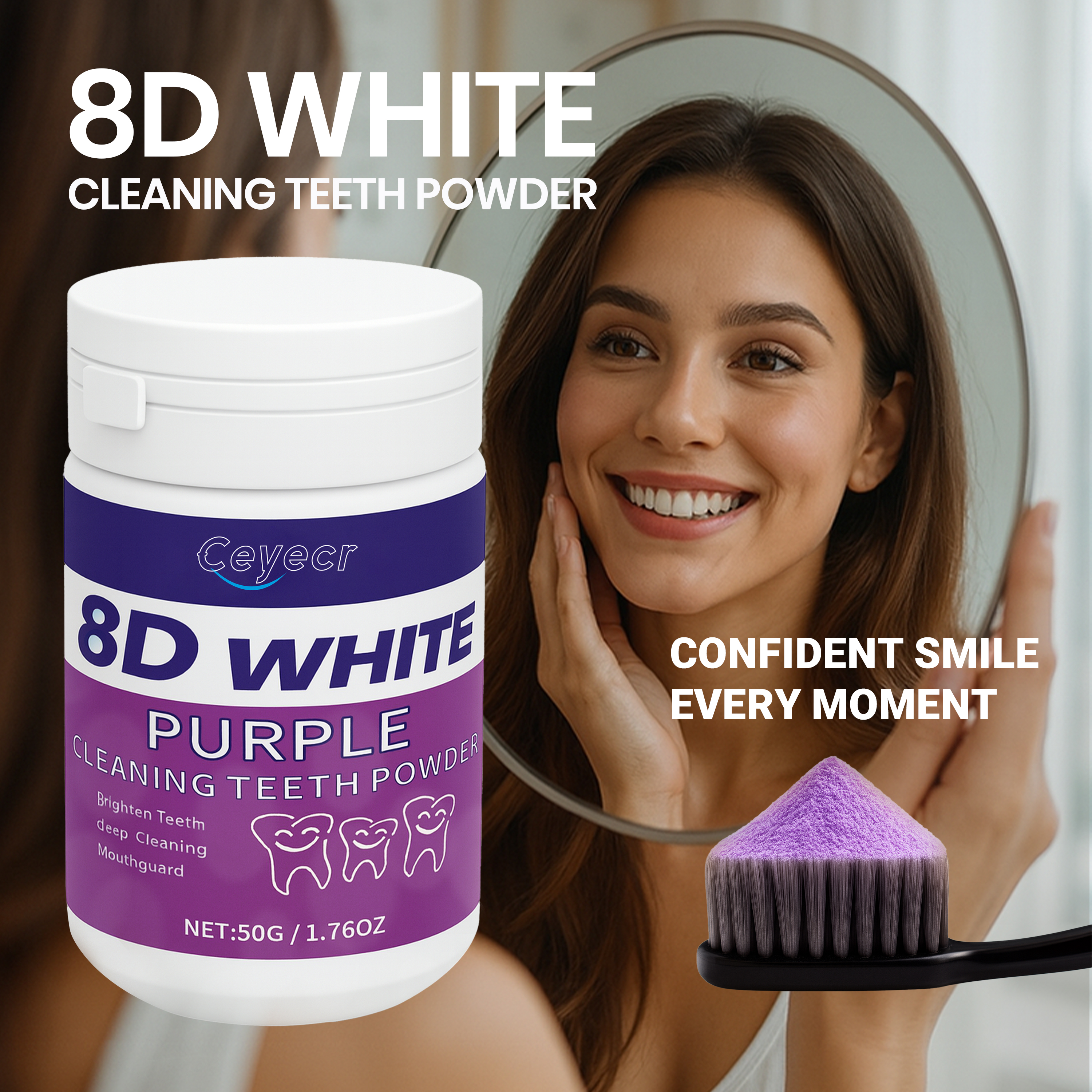 8D white Teeth Whitening Powde - Teeth Whitening Street incelemesi ve fiyatı