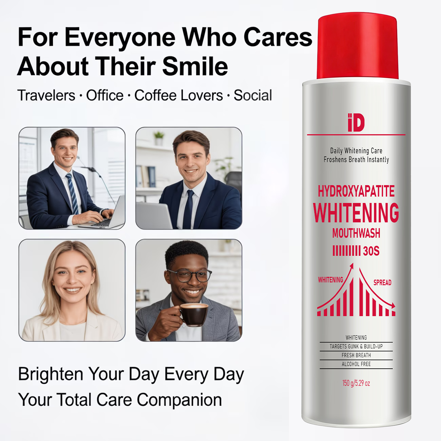 Hydroxyapatite Whitening Mouth - Whitening Mouthwash incelemesi ve fiyatı