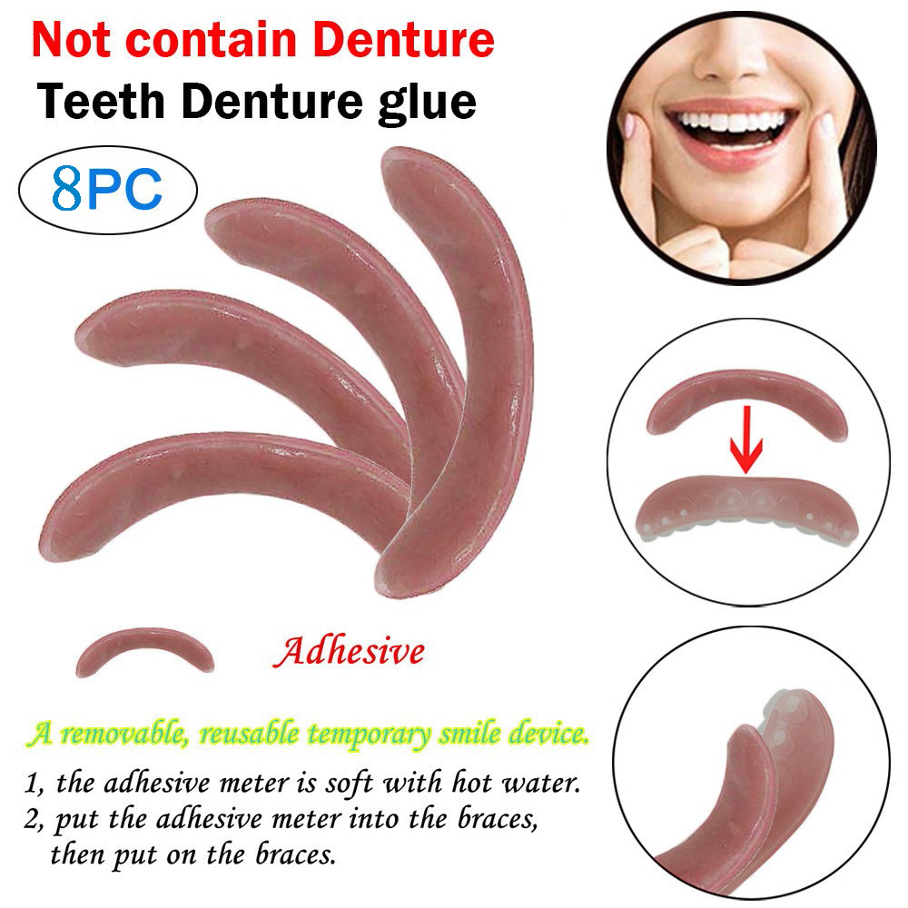 4/8 Pcs Whitening Braces Adhes - Teeth Whitening Street incelemesi ve fiyatı