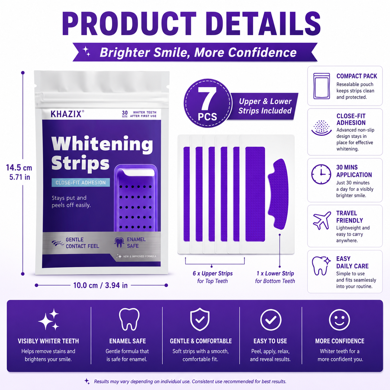 7PCS Teeth Whitening Strips fo - Teeth Whitening Street incelemesi ve fiyatı