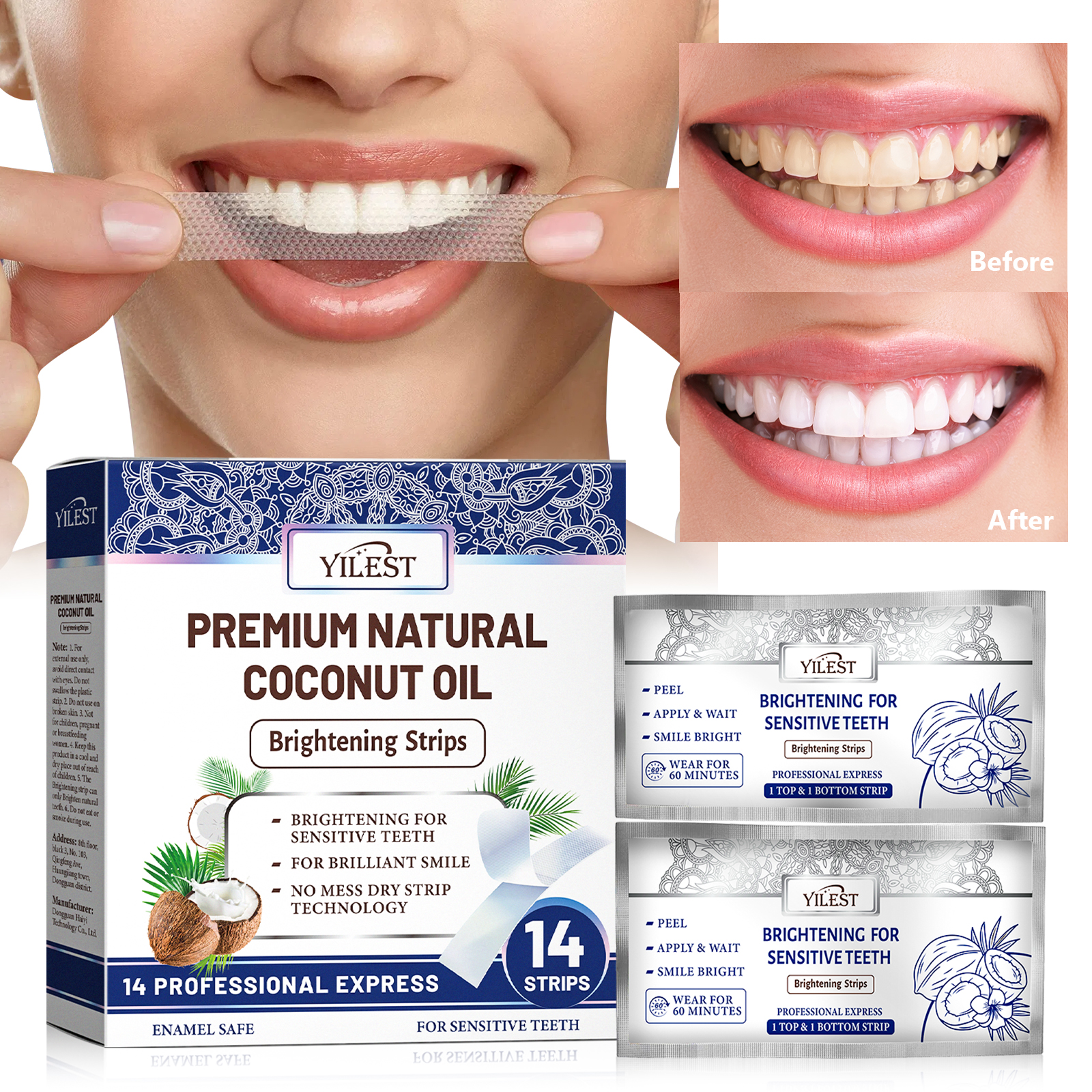 Teeth Whitening Strips 14pcs C - Teeth Whitening/Bleaching incelemesi ve fiyatı